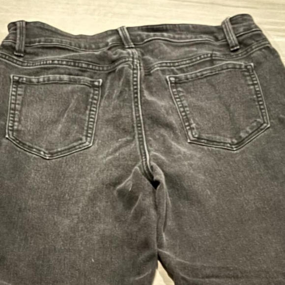 Black mid rise bootcut jeans size 15 - Picture 5 of 5